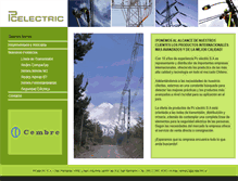 Tablet Screenshot of pcelectric.cl